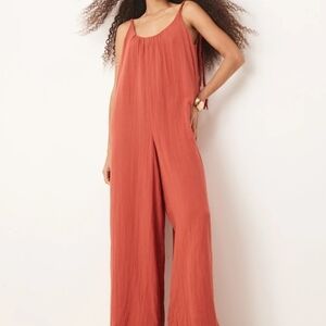 ASOS Rust Sleeveless Jumpsuit